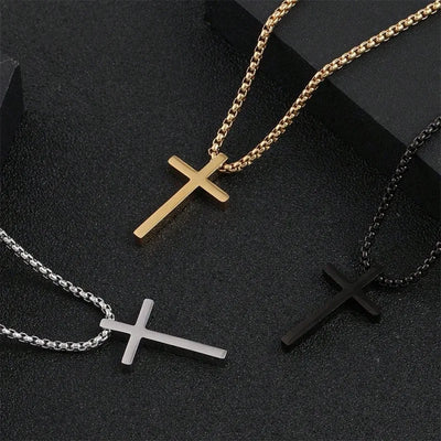 Plain Jesus Cross Necklace