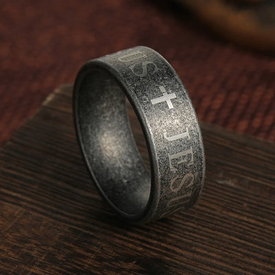 Free Jesus Stainless Steel Vintage Ring